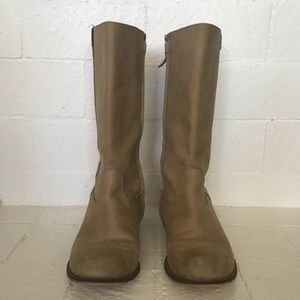 Peek genuine leather tall boots